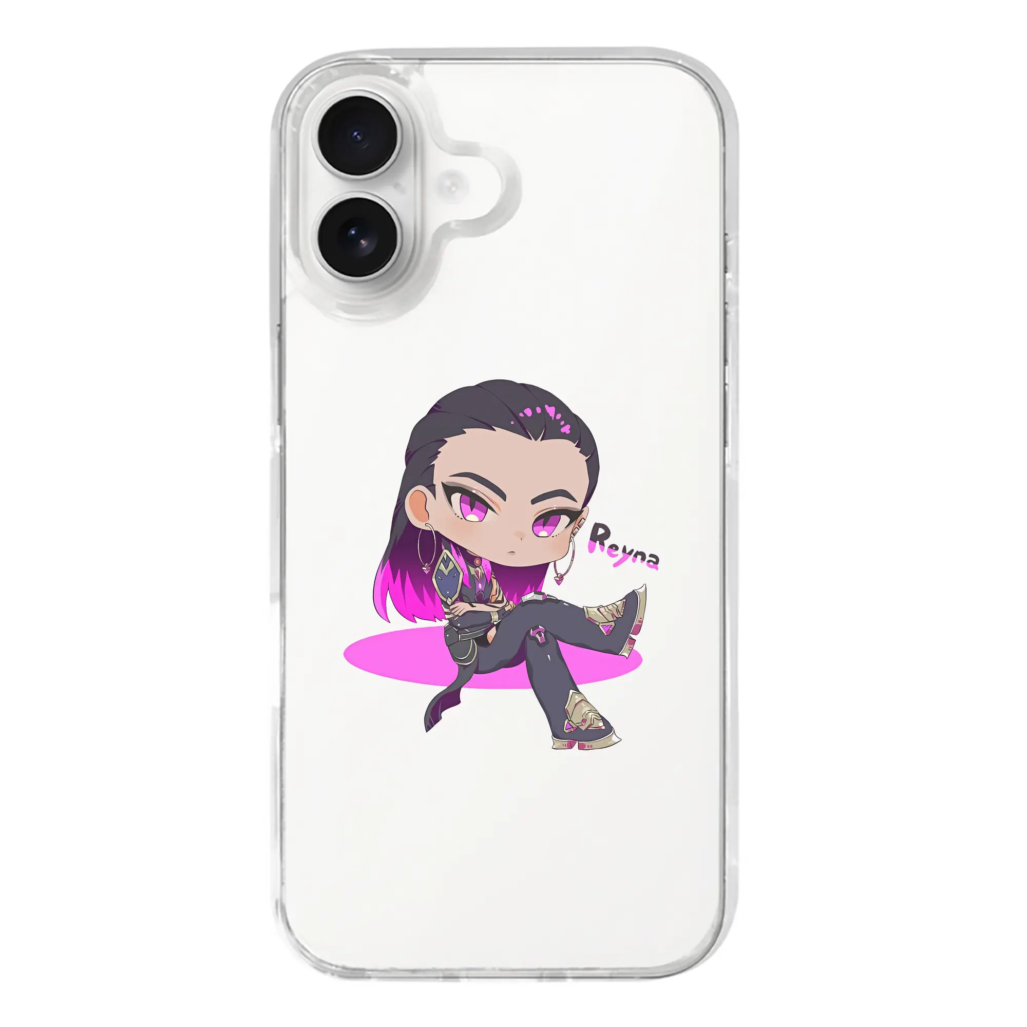 VALORANT グッズ,レイナ - iPhone 17シリーズ 透明スマホケース – 薄型・耐衝撃・精密フィット保護カバー